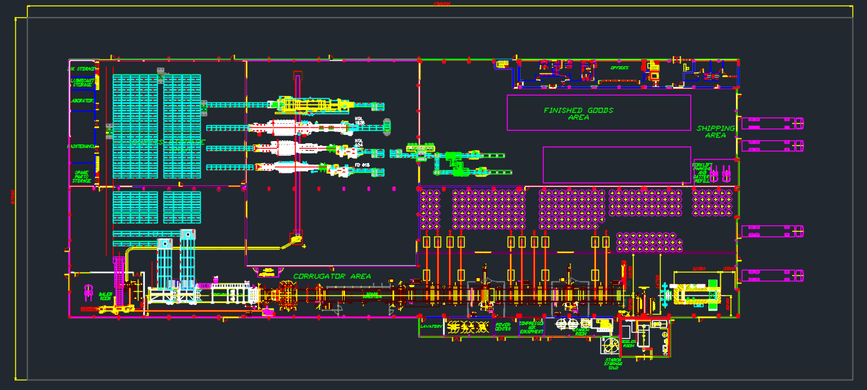 Factory CAD Layout